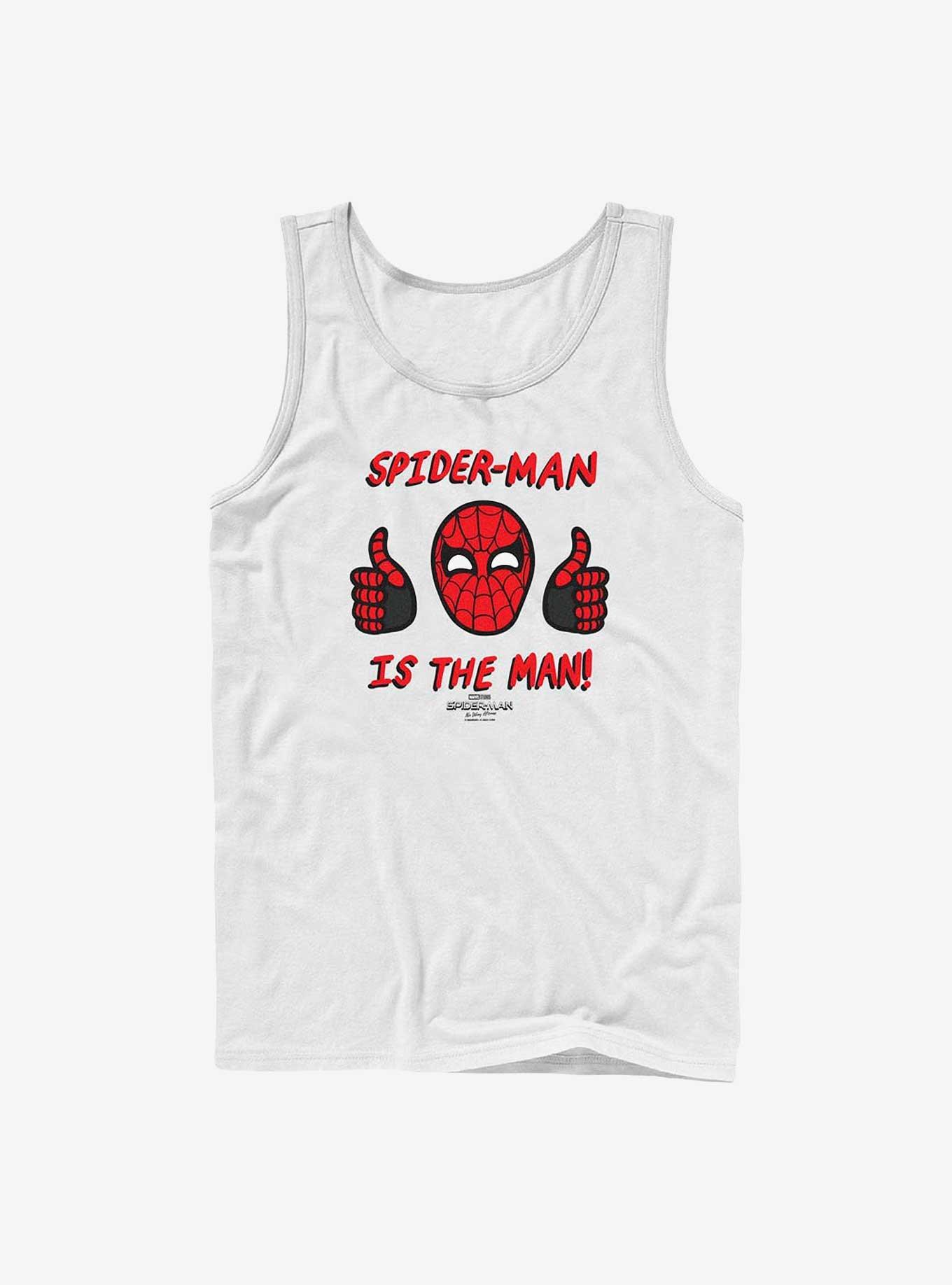 Marvel Spider-Man: No Way Home Spidey The Man Tank, WHITE, hi-res