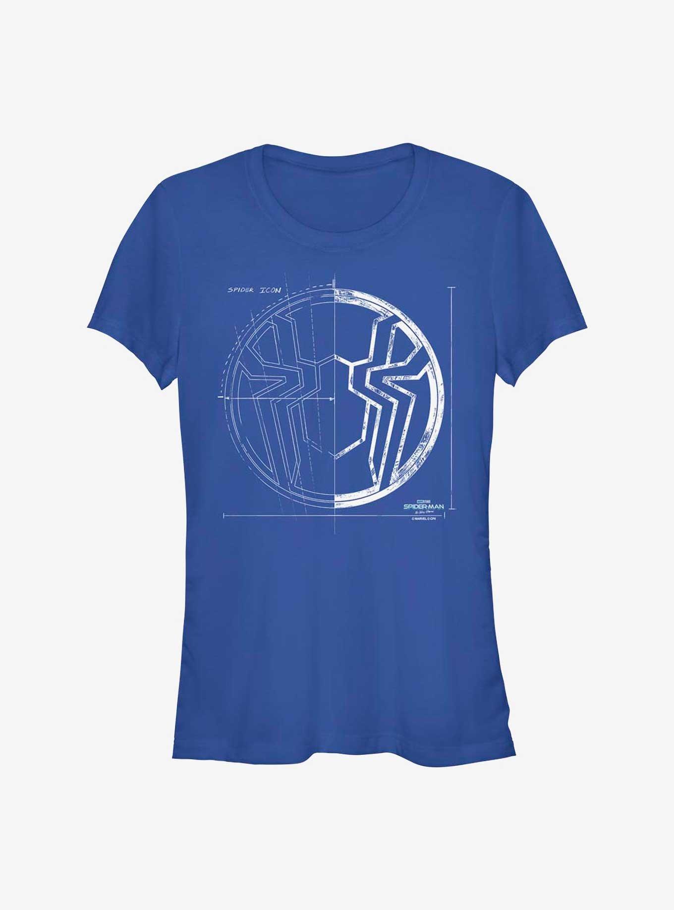 Marvel Spider-Man: No Way Home Grid White Girls T-Shirt, , hi-res