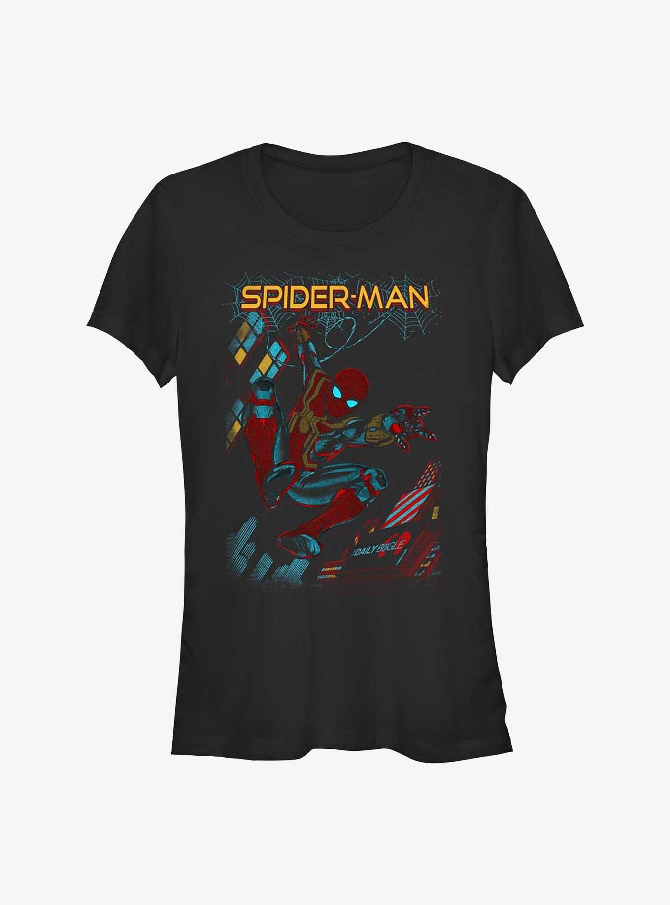 Marvel Spider-Man: No Way Home Slinging Cover Girls T-Shirt