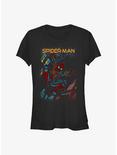 Marvel Spider-Man: No Way Home Slinging Cover Girls T-Shirt, BLACK, hi-res