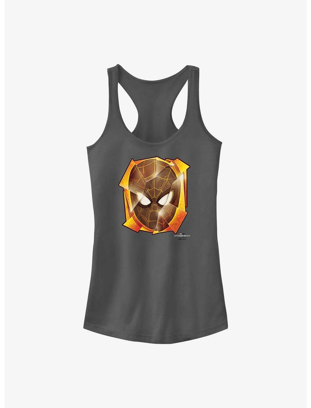 Marvel Spider-Man: No Way Home Mask Pieces Girls Tank, CHARCOAL, hi-res