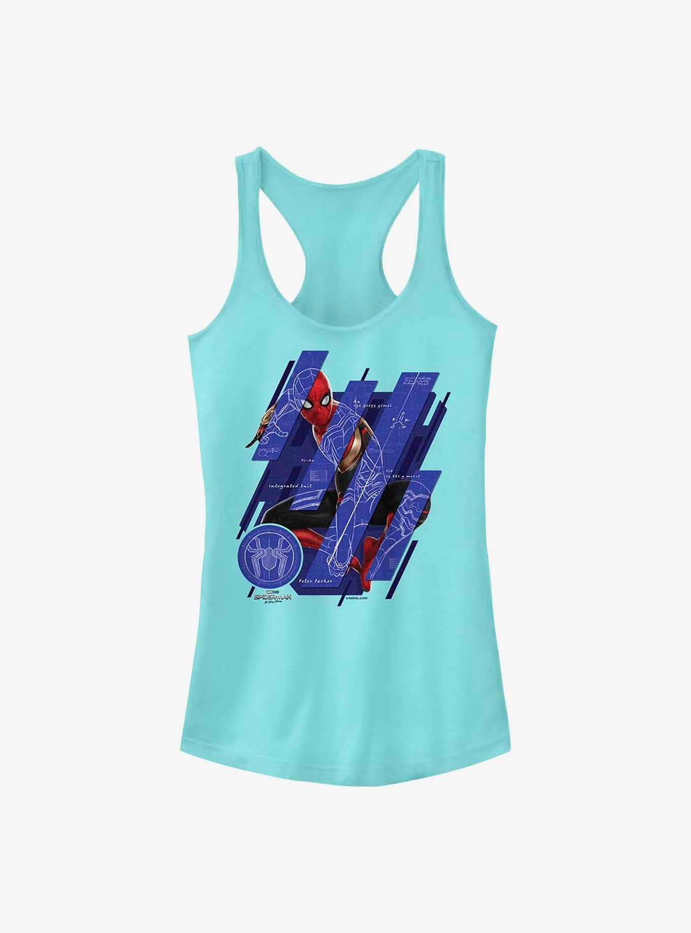 Marvel Spider-Man: No Way Home Schematic Panels Girls Tank, , hi-res