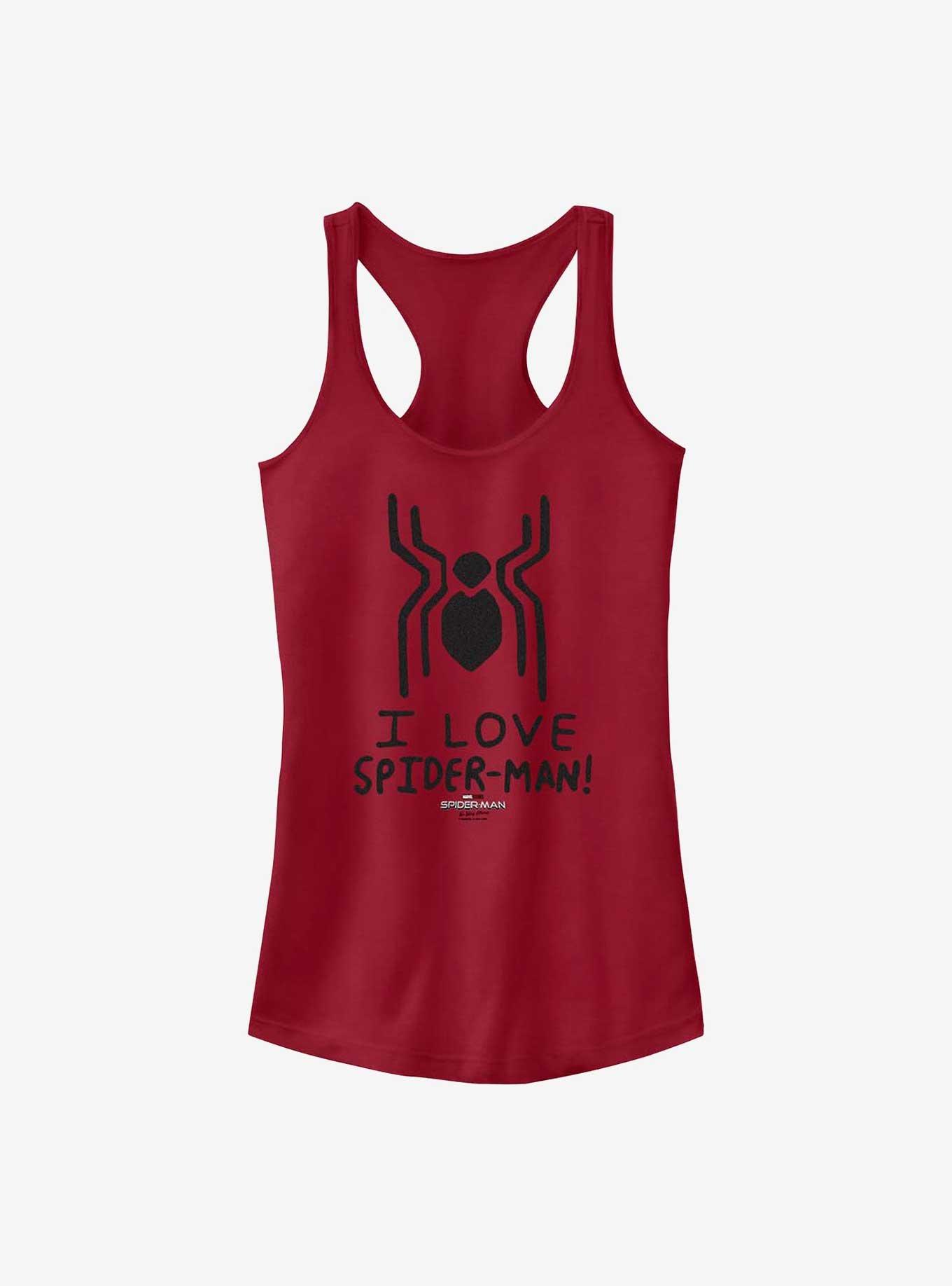 Marvel Spider-Man: No Way Home Spider Love Girls Tank, SCARLET, hi-res