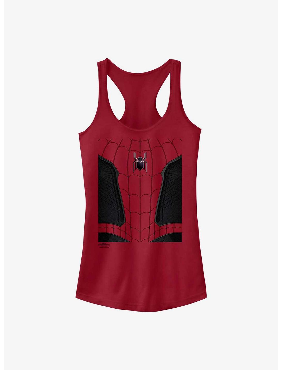 Marvel Spider-Man: No Way Home Spider Suit Girls Tank, SCARLET, hi-res