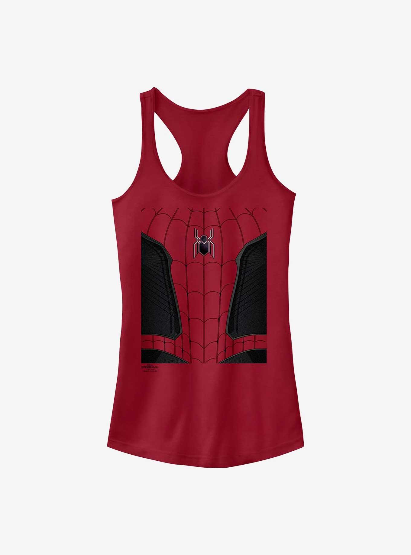 Marvel Spider-Man: No Way Home Spider Suit Girls Tank, SCARLET, hi-res