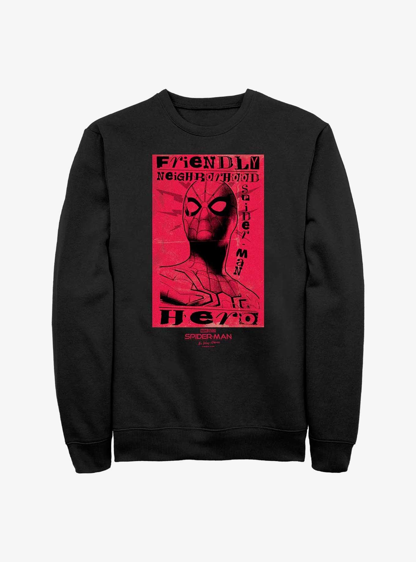 Marvel Spider-Man: No Way Home Friendly Hero Crew Sweatshirt, , hi-res