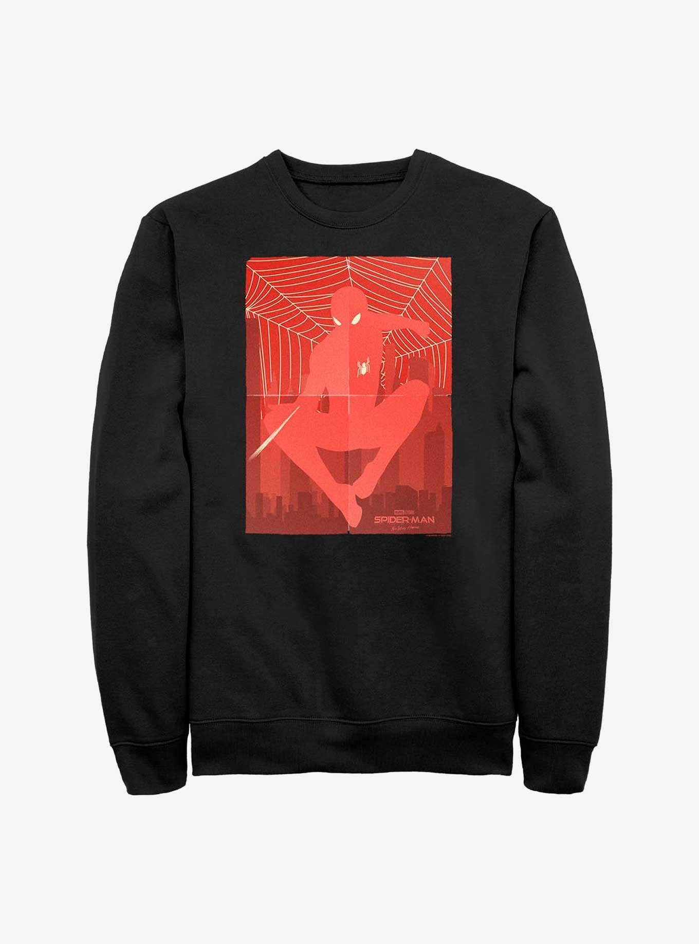 Marvel Spider-Man: No Way Home Hero Poster Crew Sweatshirt
