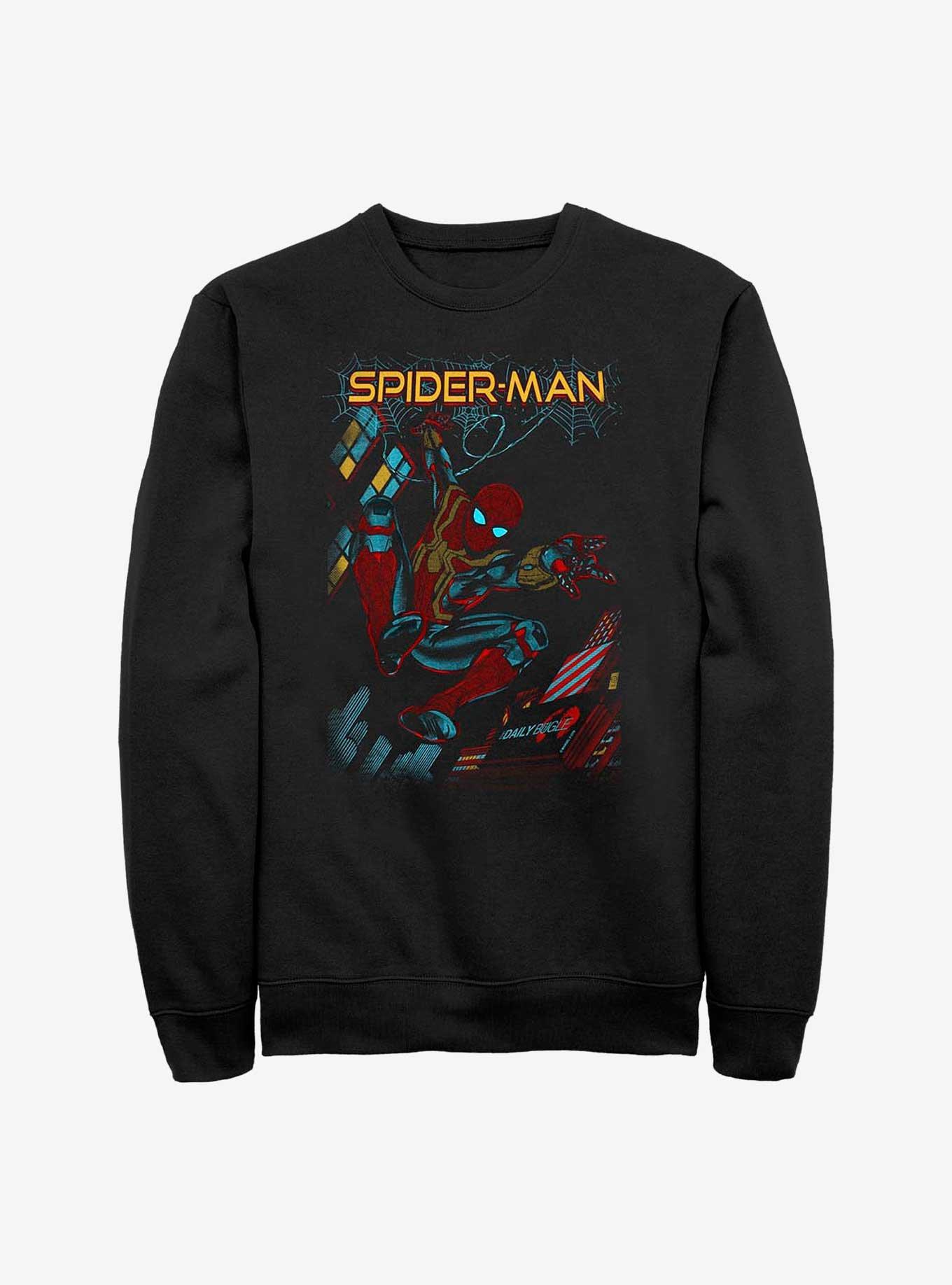 Marvel Spider-Man: No Way Home Slinging Cover Crew Sweatshirt, , hi-res