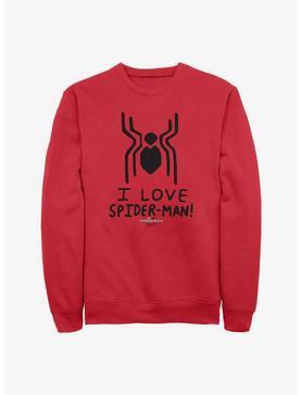 Marvel Spider-Man: No Way Home Spider Love Crew Sweatshirt, , hi-res