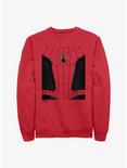 Marvel Spider-Man: No Way Home Spider Suit Crew Sweatshirt, RED, hi-res