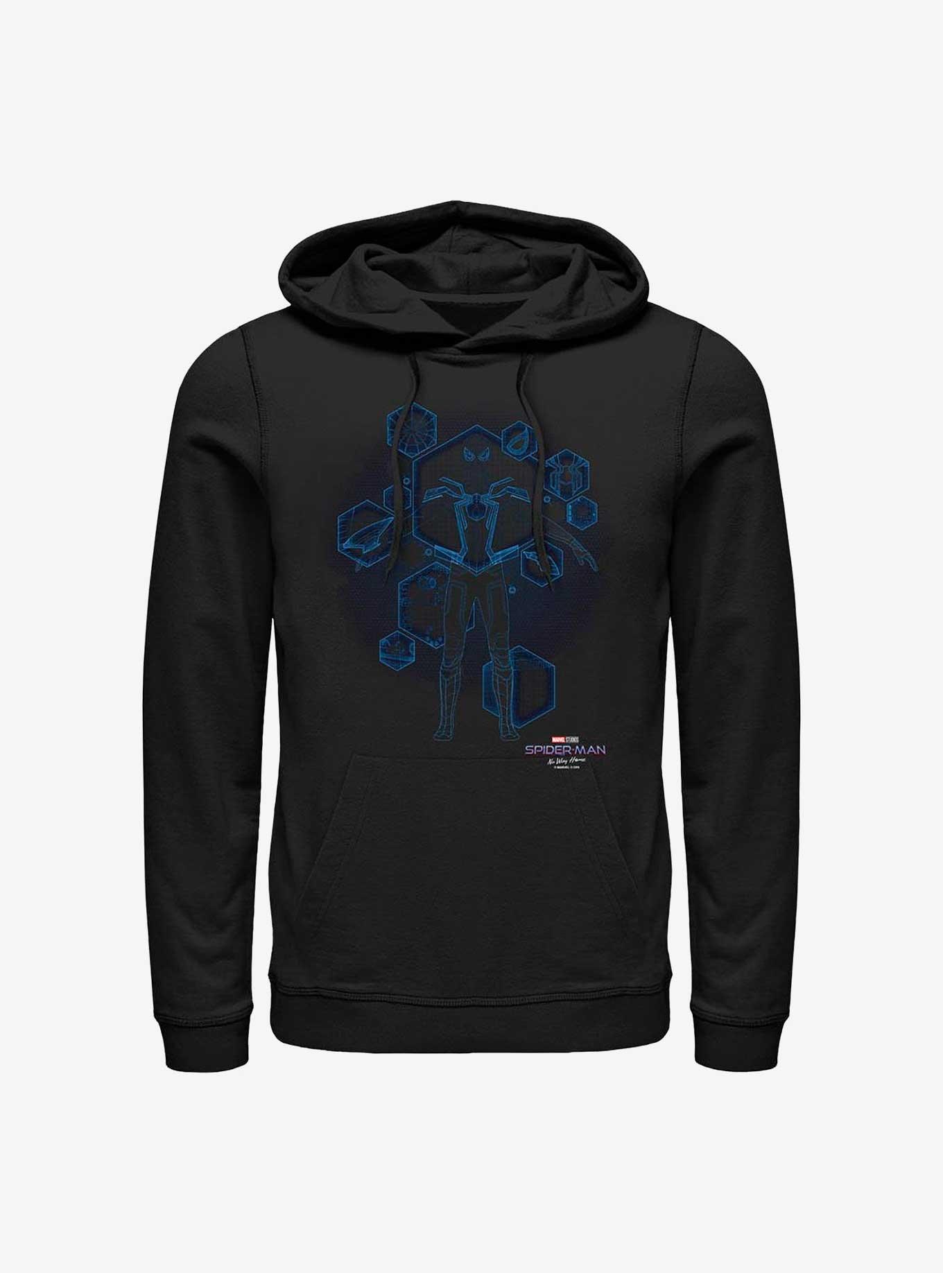 Marvel Spider-Man: No Way Home Blue Print Ready Hoodie, , hi-res