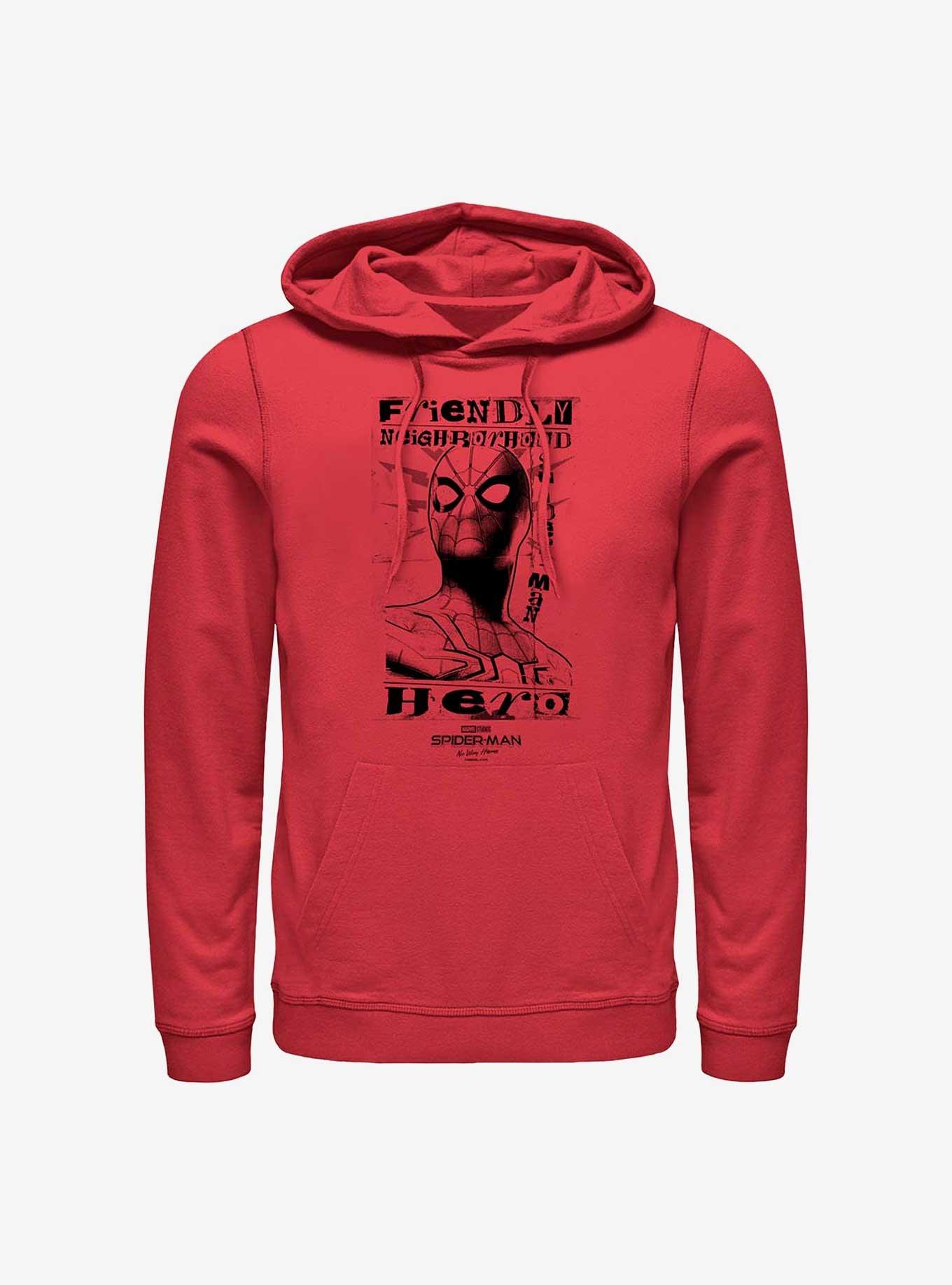 Marvel Spider-Man: No Way Home Friendly Hero Hoodie, RED, hi-res