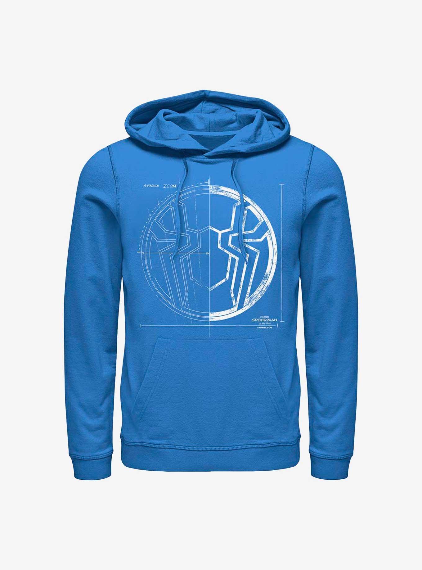 Marvel Spider-Man: No Way Home Grid White Hoodie, , hi-res