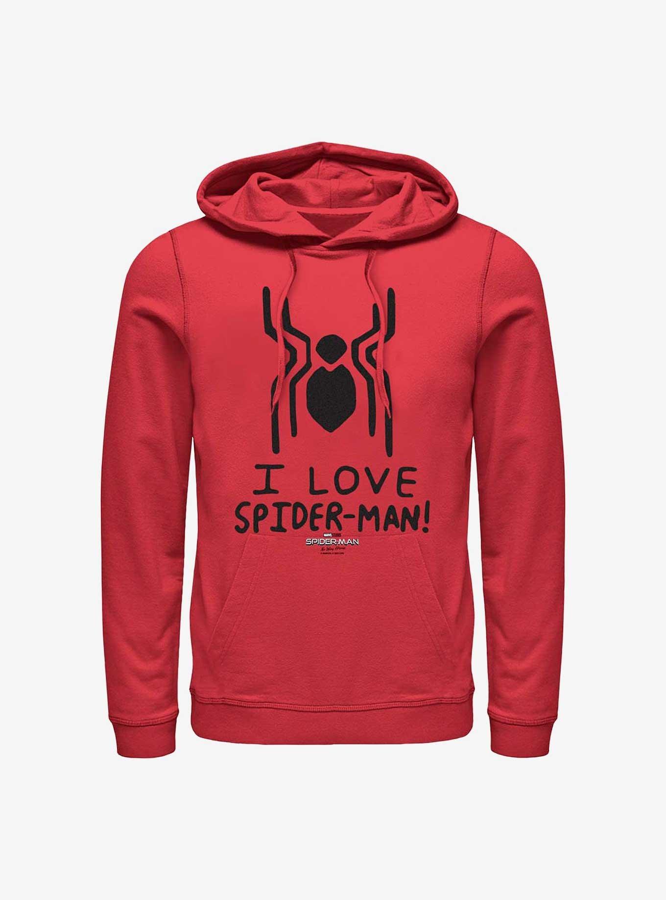 Marvel Spider-Man: No Way Home Spider Love Hoodie, RED, hi-res