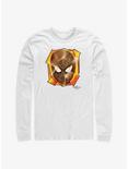 Marvel Spider-Man: No Way Home Mask Pieces Long-Sleeve T-Shirt, WHITE, hi-res
