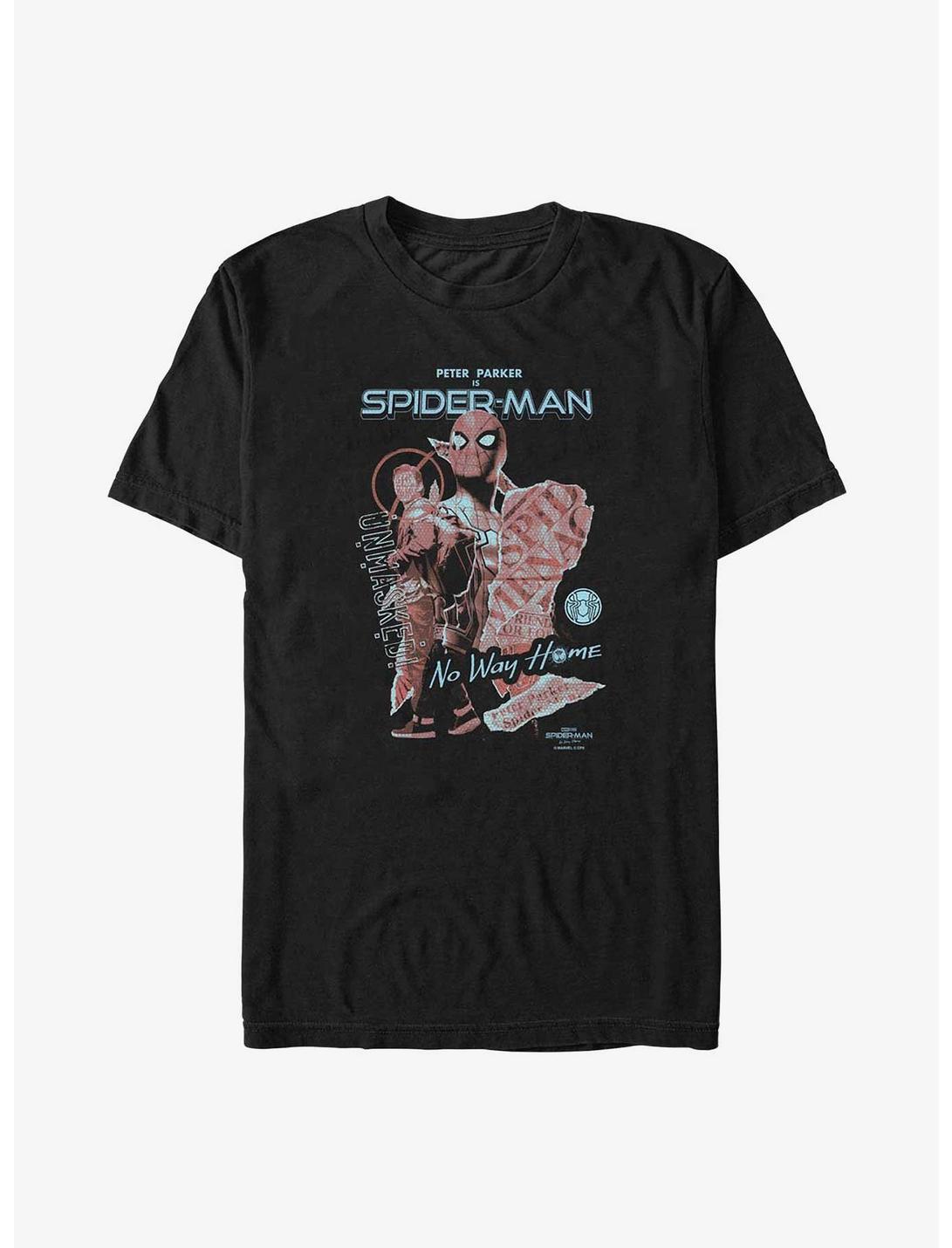 Marvel Spider-Man: No Way Home Peter Parker Is T-Shirt, BLACK, hi-res