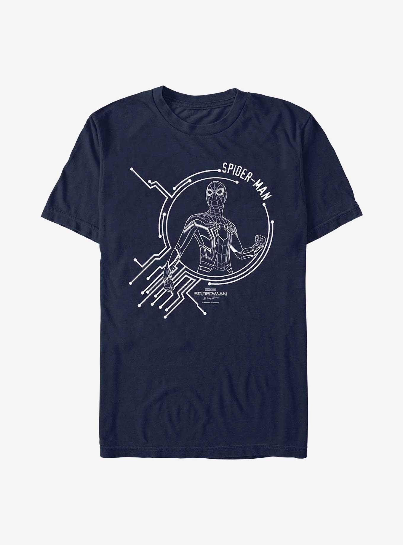 Marvel Spider-Man: No Way Home White Tech T-Shirt, NAVY, hi-res