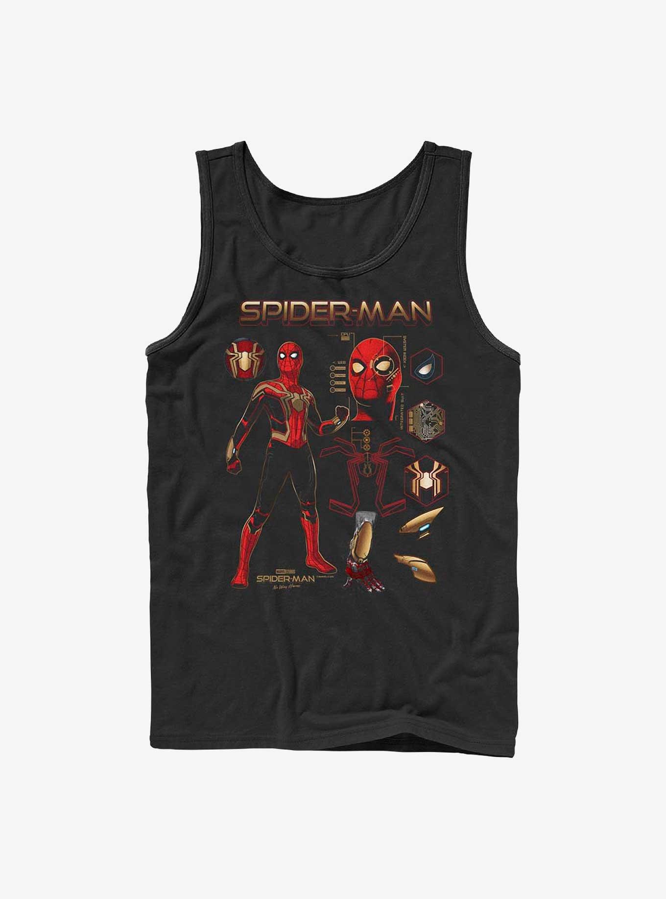 Marvel Spider-Man: No Way Home Spidey Stuff Tank, BLACK, hi-res