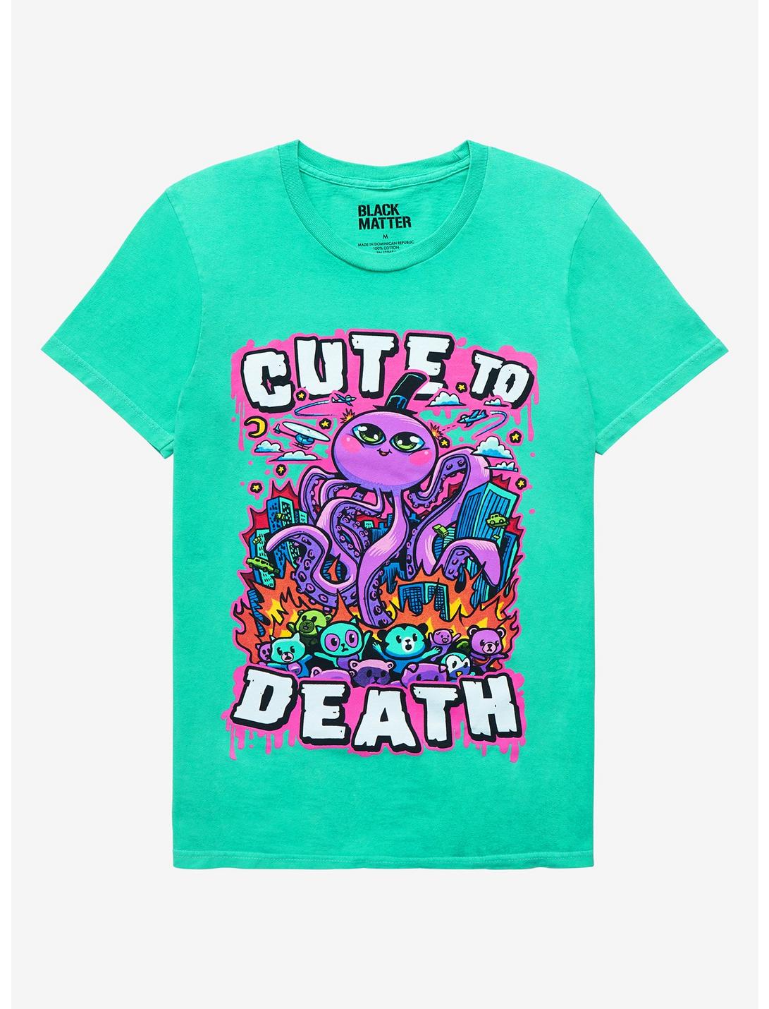 Octopus Cute To Death T-Shirt, LIME, hi-res