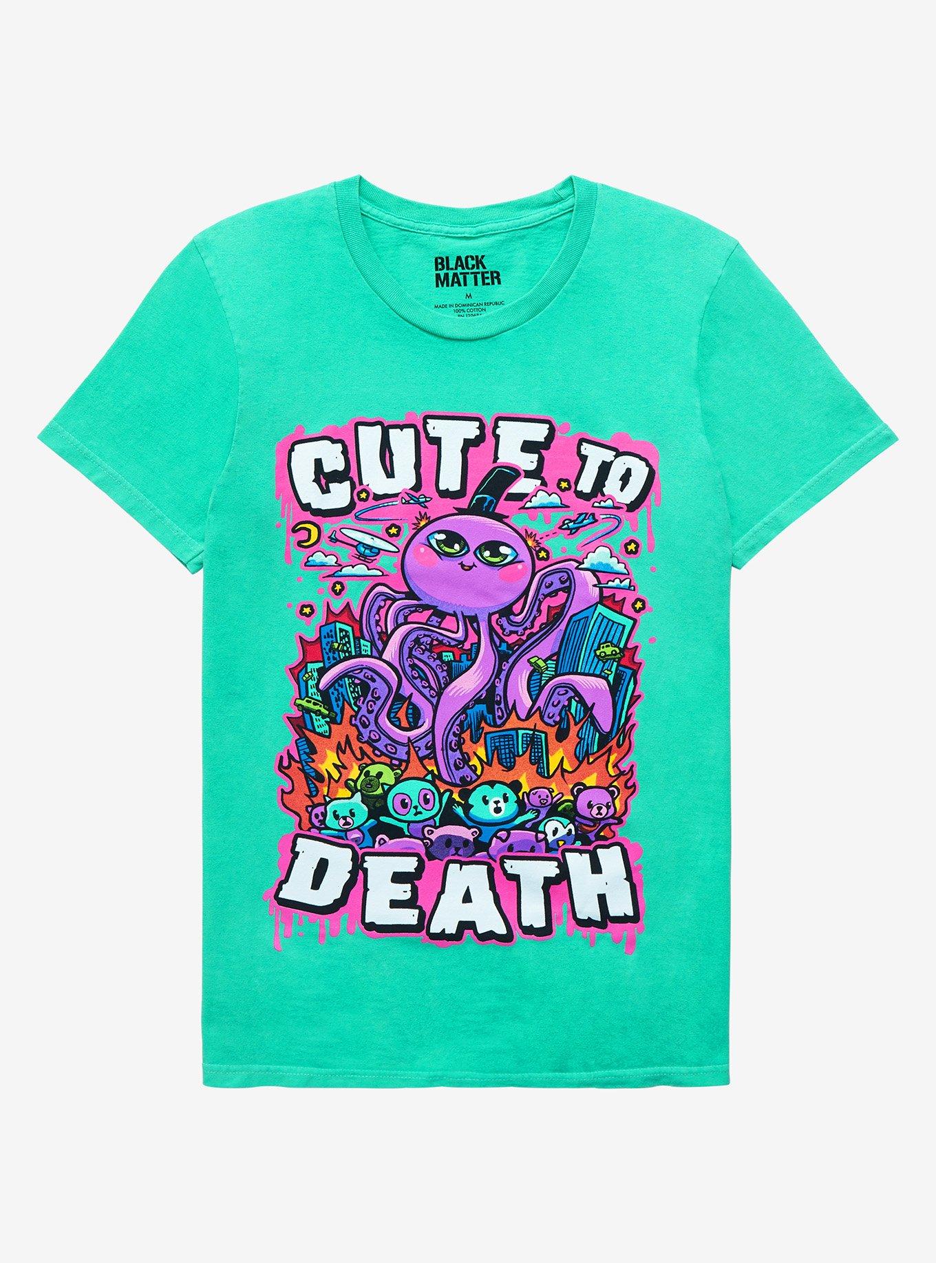 Octopus Cute To Death T-Shirt, LIME, hi-res