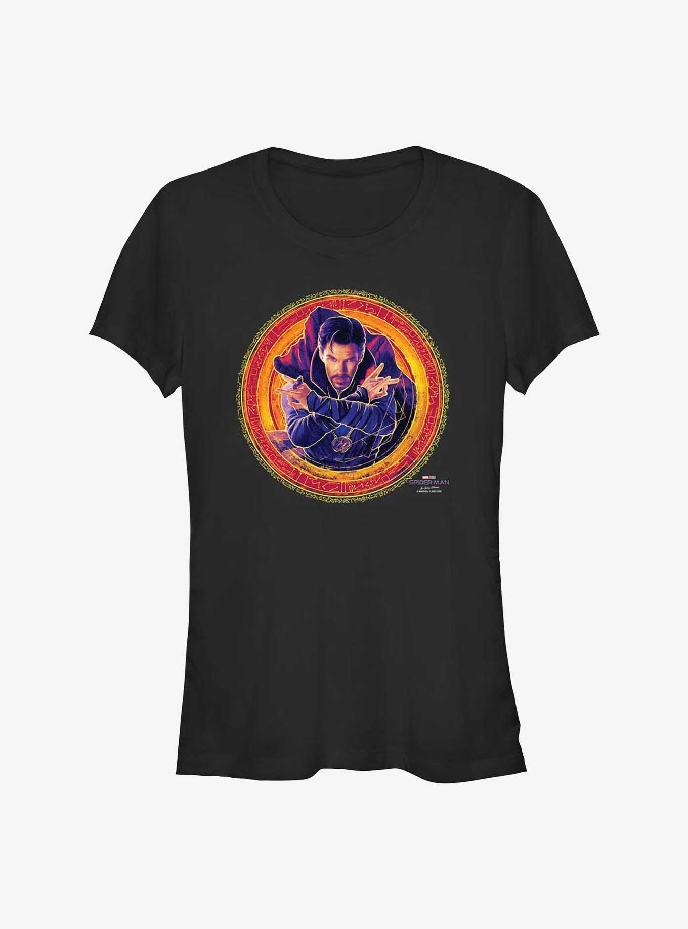Marvel Spider-Man: No Way Home Doctor Strange Portrait Girls T-Shirt, BLACK, hi-res