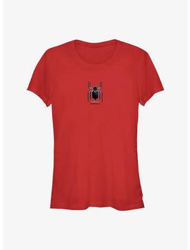 Marvel Spider-Man: No Way Home Red Suit Black Logo Girls T-Shirt, , hi-res
