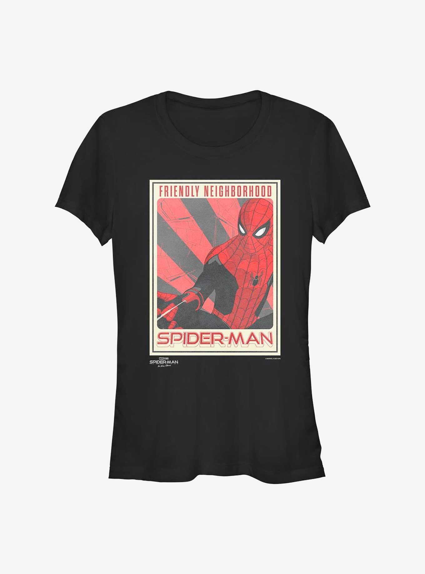 Marvel Spider-Man: No Way Home The Friendly Spider Girls T-Shirt, BLACK, hi-res