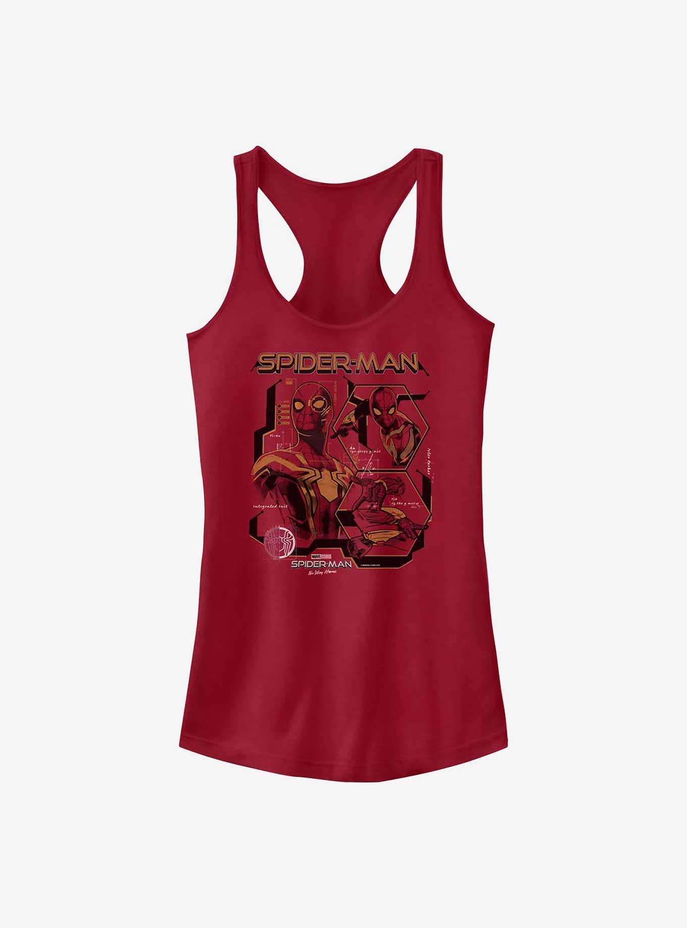 Marvel Spider-Man: No Way Home Tony's Gift Girls Tank, SCARLET, hi-res