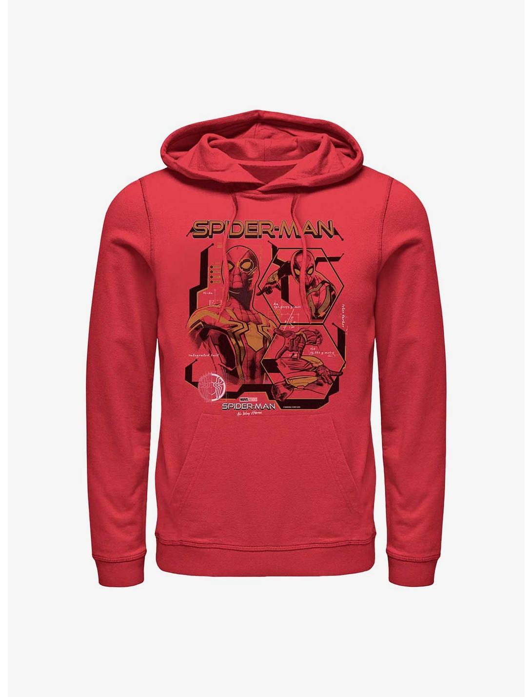 Marvel Spider-Man: No Way Home Tony's Gift Hoodie, RED, hi-res