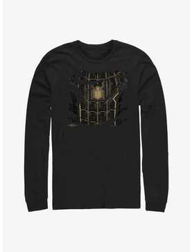 Marvel Spider-Man: No Way Home Black Ripped Suit Long-Sleeve T-Shirt, , hi-res