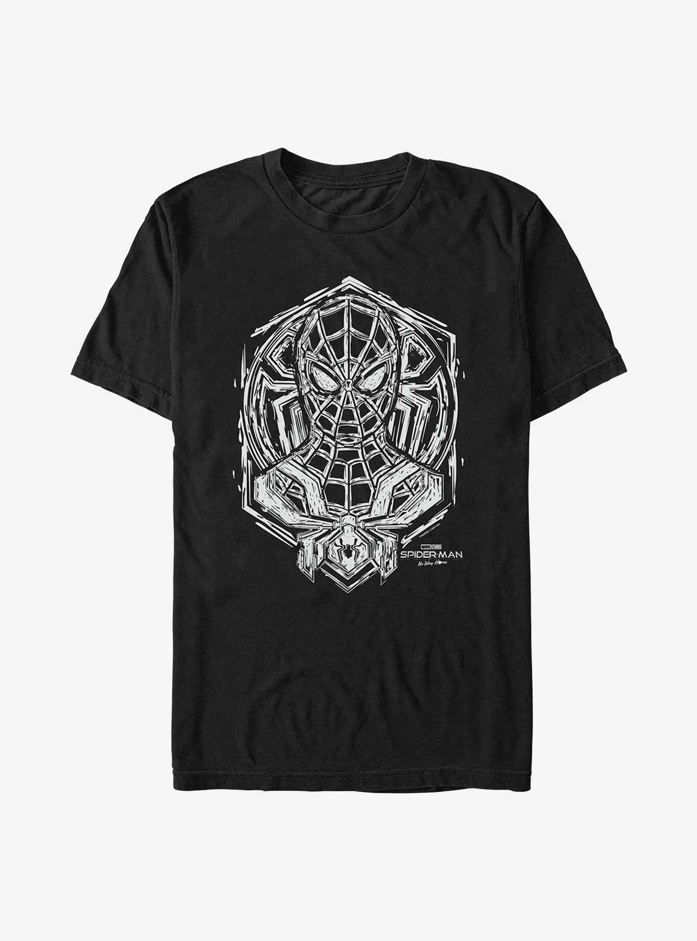 Marvel Spider-Man: No Way Home Spider Lines T-Shirt, BLACK, hi-res