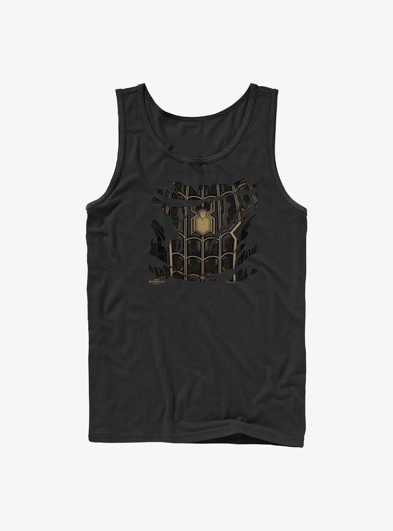 Marvel Spider-Man: No Way Home Black Ripped Suit Tank, BLACK, hi-res