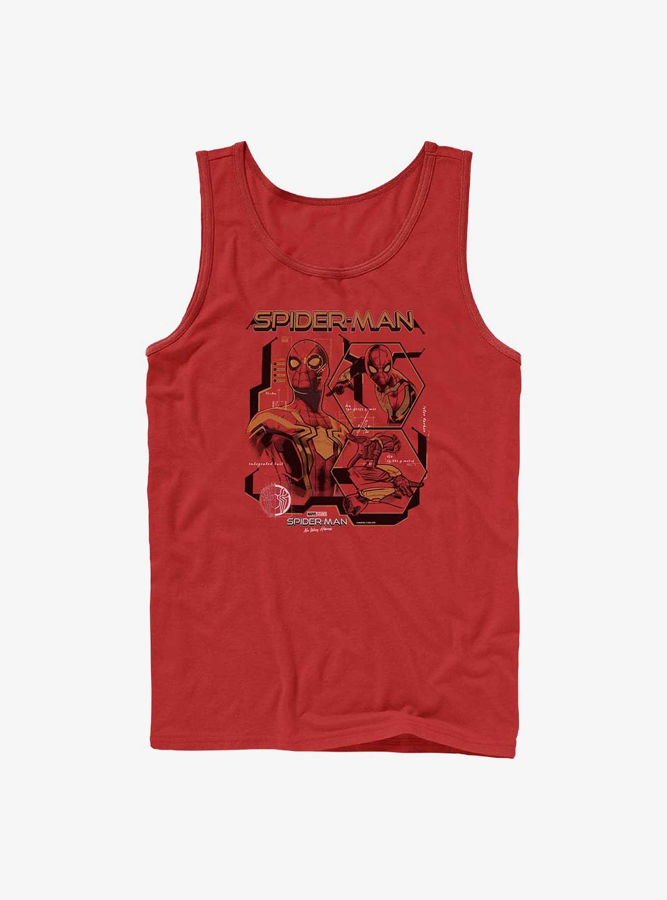 Marvel Spider-Man: No Way Home Tony's Gift Tank, RED, hi-res