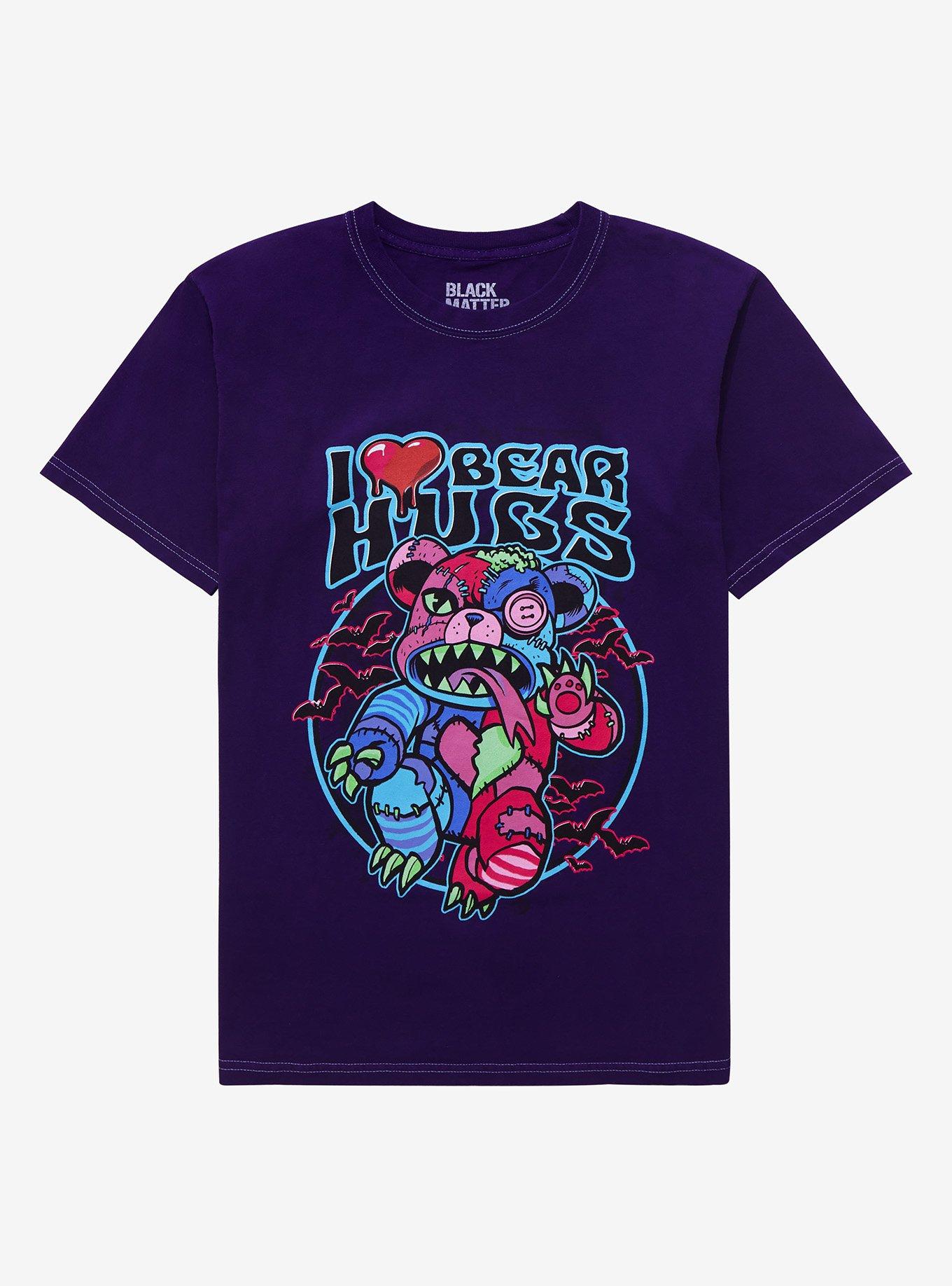 Zombie Bear Hugs T-Shirt, PURPLE, hi-res