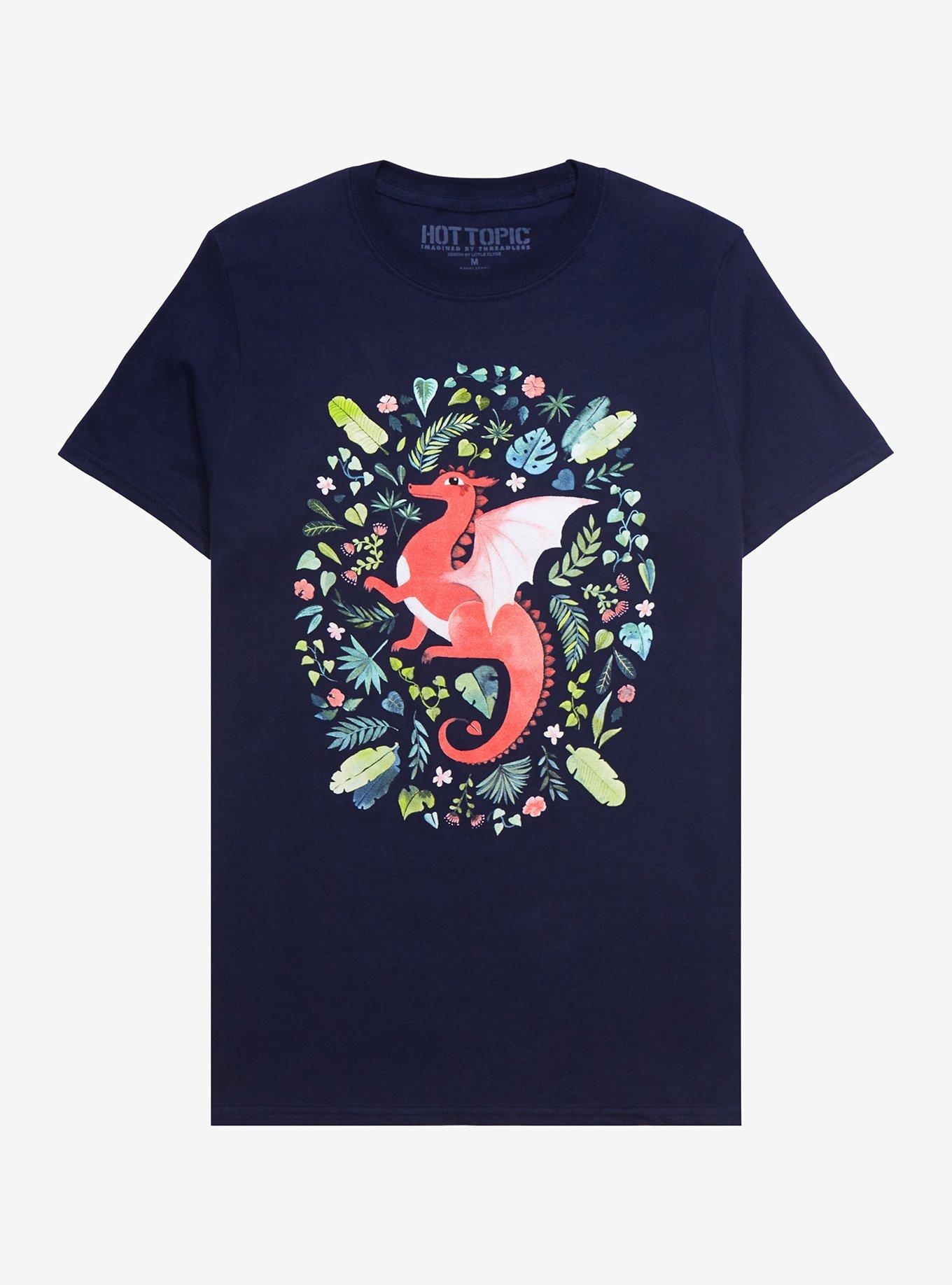 Dragon & Flora T-Shirt By Little Clyde