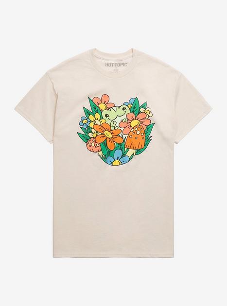 Froggy Flowers T-Shirt | Hot Topic