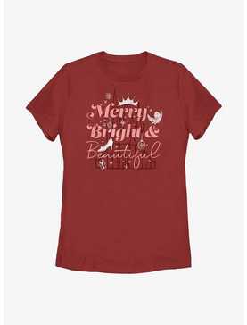 Disney Cinderella Castle Merry, Bright & Beautiful Womens T-Shirt, , hi-res