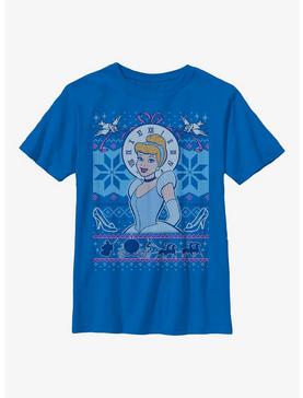 Disney Cinderella Ugly Sweater Pattern Youth T-Shirt, , hi-res