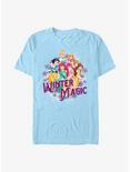Disney Princesses Winter Magic T-Shirt, LT BLUE, hi-res