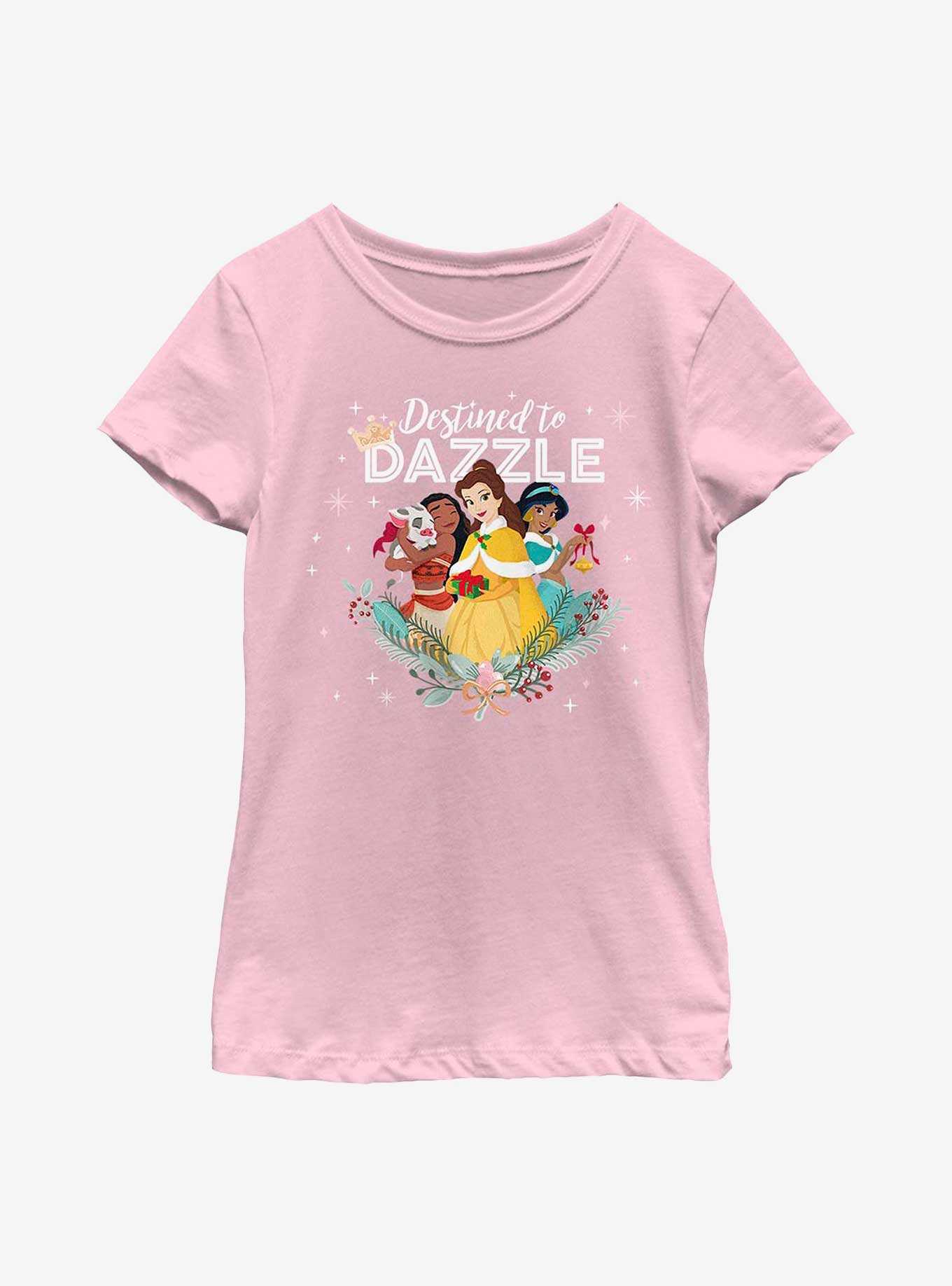 Disney Princesses Destined To Dazzle Youth Girls T-Shirt, , hi-res