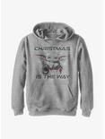 Star Wars The Mandalorian Christmas Is The Way Youth Hoodie, ATH HTR, hi-res