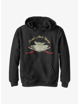 Star Wars The Mandalorian Protect, Attack, Unwrap The Child Youth Hoodie, , hi-res