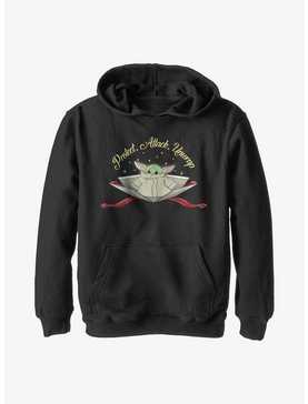 Star Wars The Mandalorian Protect, Attack, Unwrap The Child Youth Hoodie, , hi-res