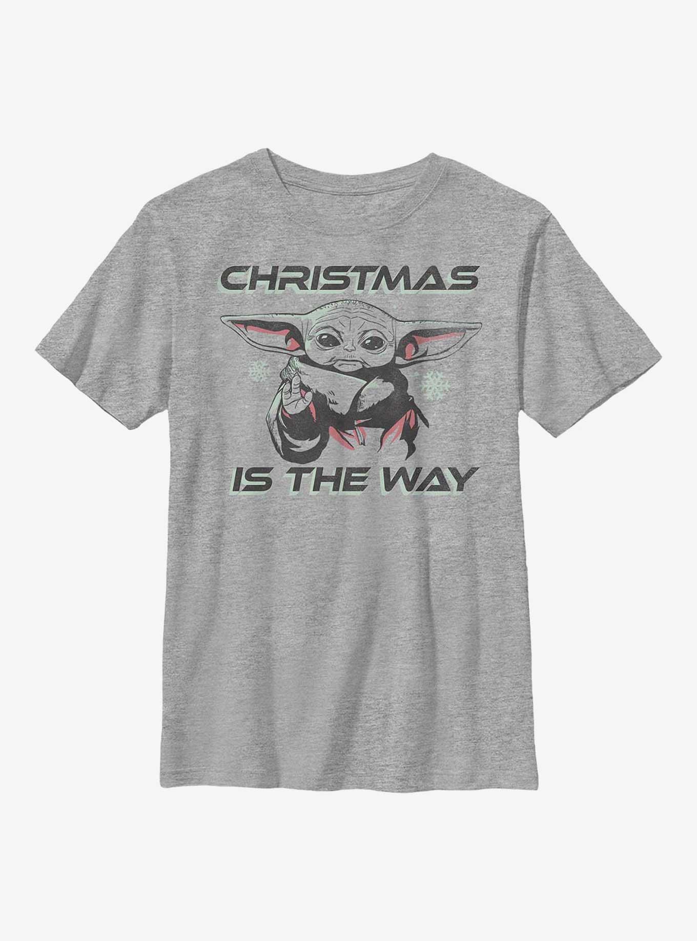 Star Wars The Mandalorian Christmas Is The Way Youth T-Shirt, , hi-res