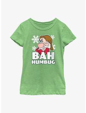 Disney Snow White And The Seven Dwarfs Grumpy Bah Humbug Youth Girls T-Shirt, , hi-res