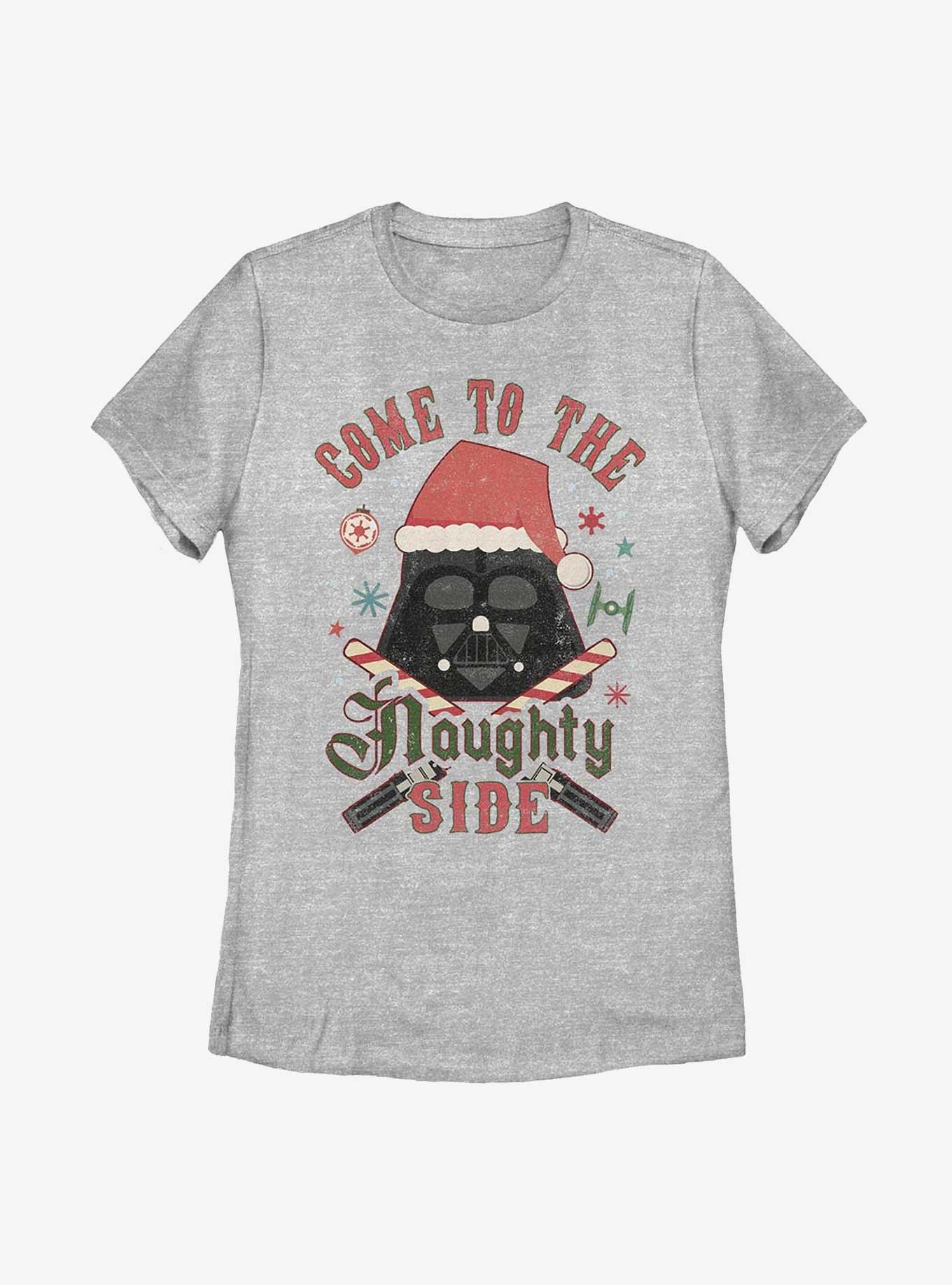 Star Wars Come To The Naughty Side Womens T-Shirt, ATH HTR, hi-res view 1