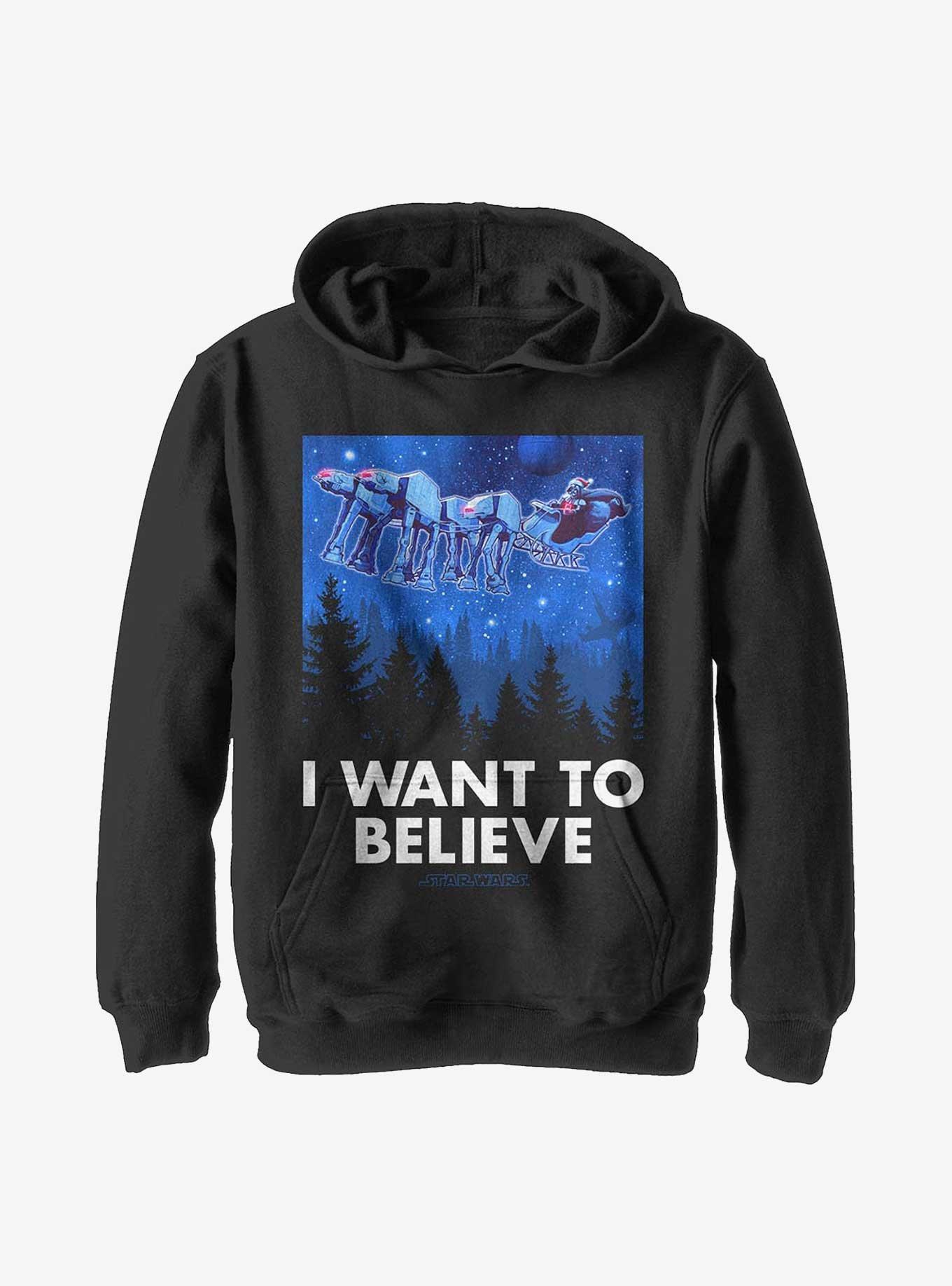 Star Wars Believe Flying AT-AT Youth Hoodie, , hi-res
