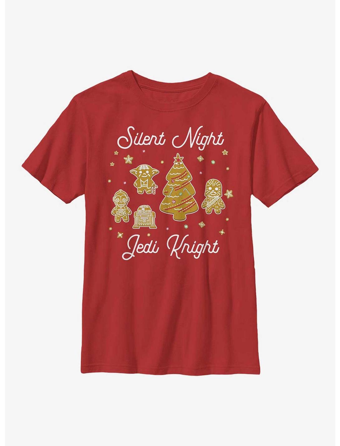 Star Wars Jedi Knight Gingerbread Youth T-Shirt, RED, hi-res
