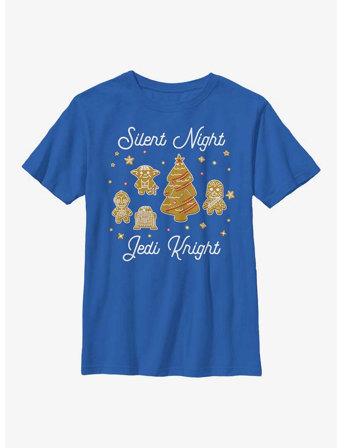 Star Wars Jedi Knight Gingerbread Youth T-Shirt, ROYAL, hi-res