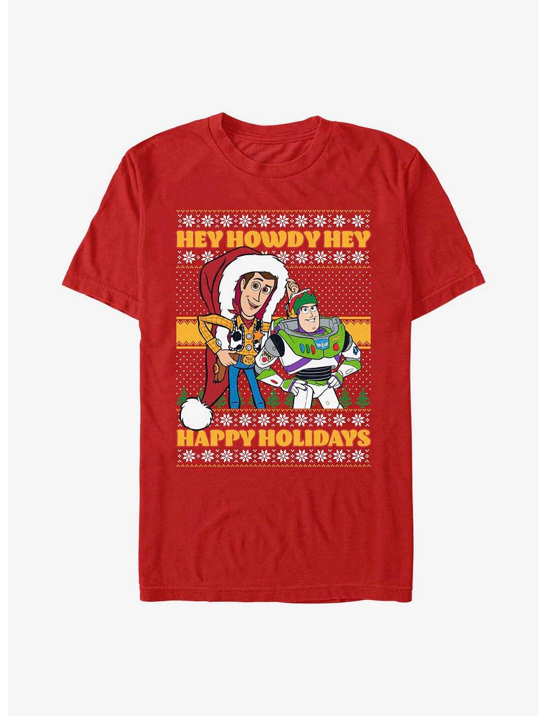Disney Pixar Toy Story Howdy Holidays T-Shirt, RED, hi-res